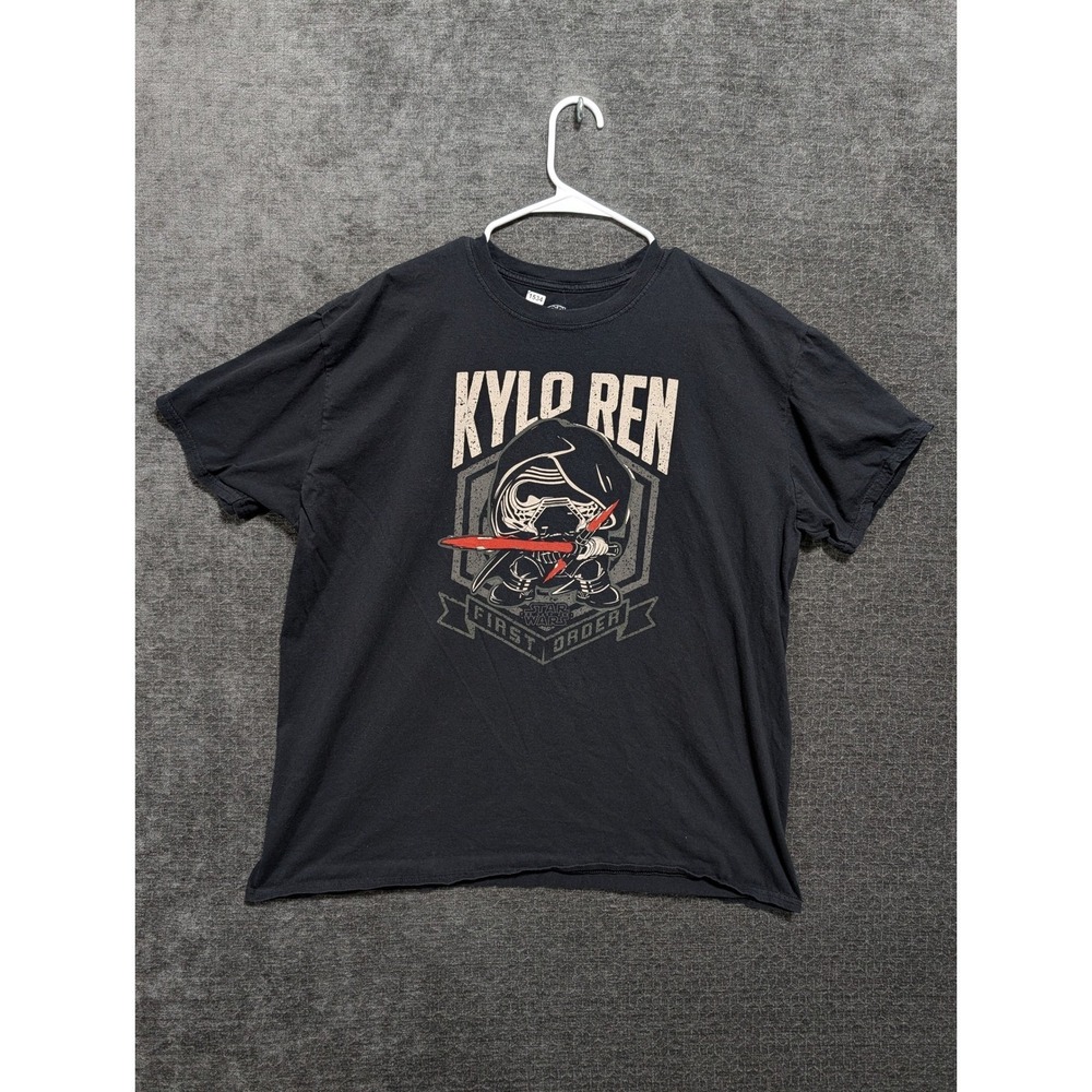 Star Wars Kylo Ren Funko Pop Tees Black Graphic T-Shirt First Order Mens 2XL